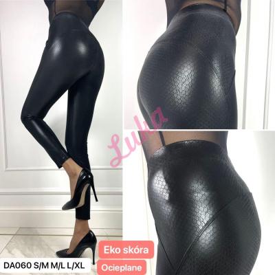 Women's warm black leggings da060