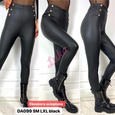 Women's warm black leggings da099