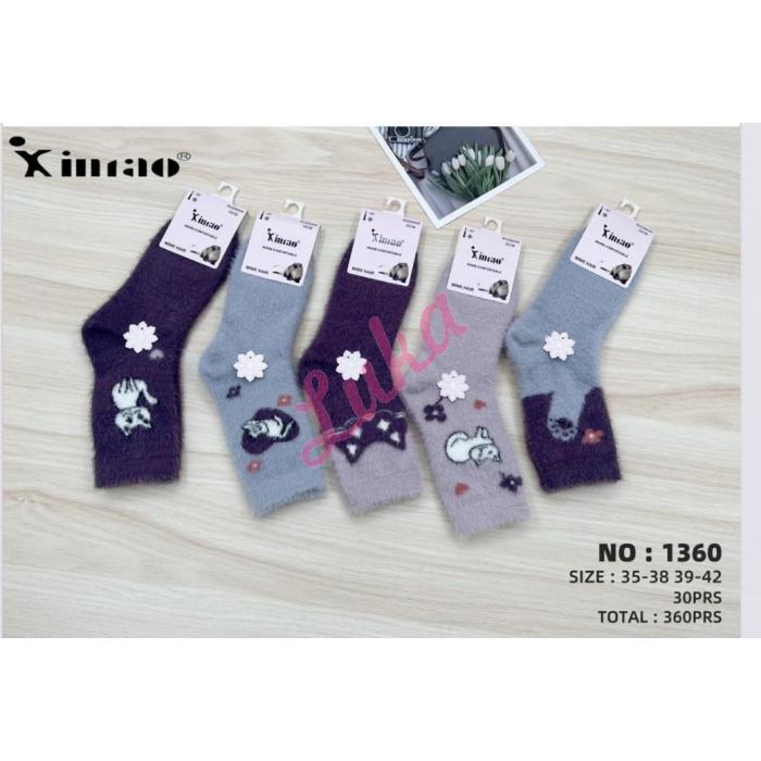 Women's socks MINK Xintao 1359