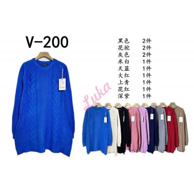 Women's sweater v-200