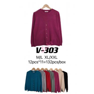 Women's sweater v-303