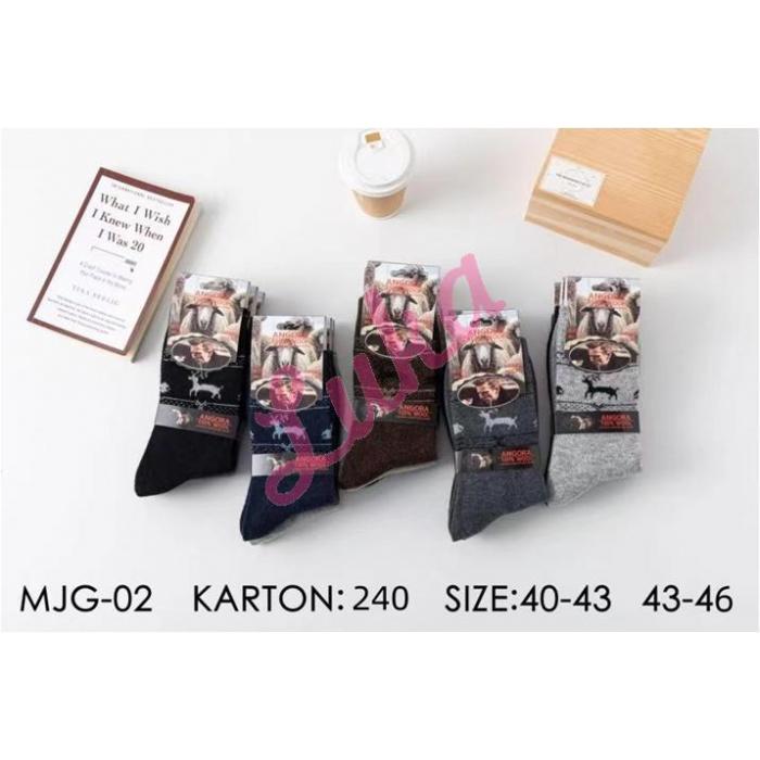 Men's socks ANGORA MJG-01