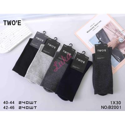 Men's socks TWOE B2001