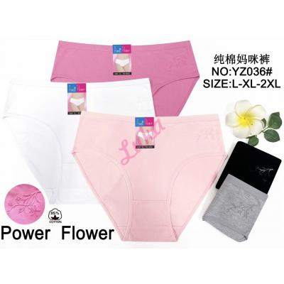 Women's Panties Power Flower YZ036