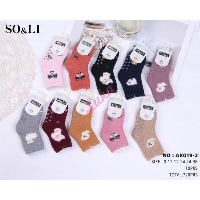 Kid's socks AK-019-2 Warm