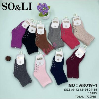 Kid's socks AK-019-1 Warm