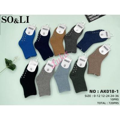 Kid's socks AK-018-1 Warm