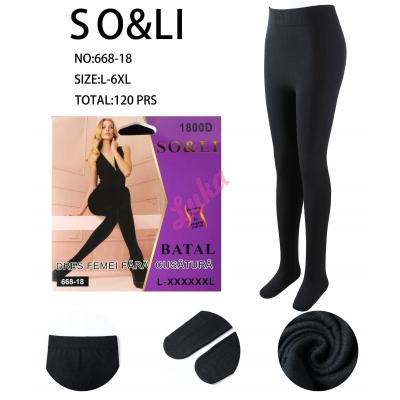 Women's Tights WARM SO&LI 668-18