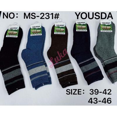 Men's Sokcks Yousda WOOL MS-231