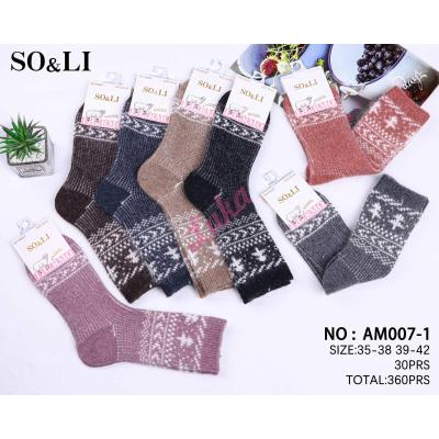 Women's Socks WOOL So&Li AM007-1