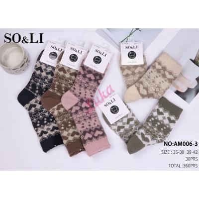 Women's Socks WOOL So&Li AM006-3