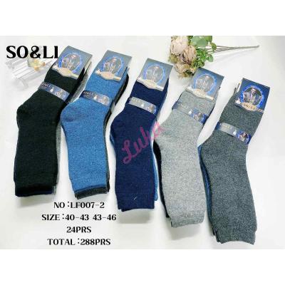 Men's socks SO&LI Angora LF007-2