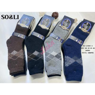 Men's socks SO&LI Angora LF007-3