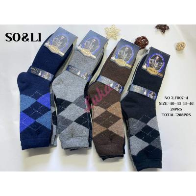 Men's socks SO&LI Angora LF007-4