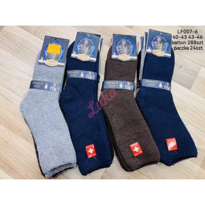 Men's pressure free socks SO&LI Angora LF007-6