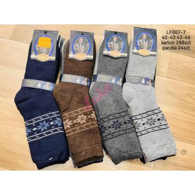 Men's socks SO&LI Angora LF007-5