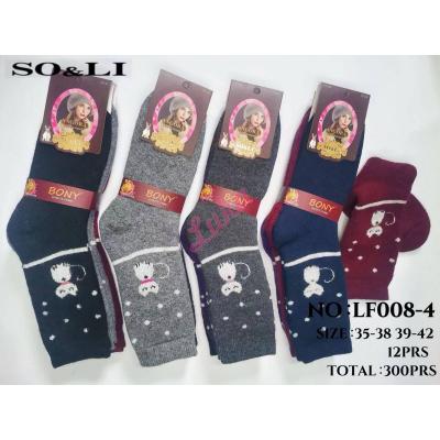 Women's Socks So&Li Angora LF008-4