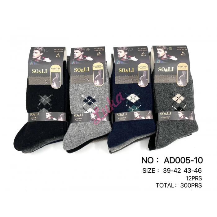 Men's socks SO&LI Angora AD005-9