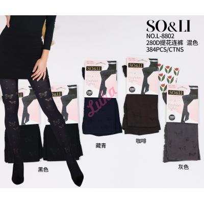 Women's Tights 280DEN SO&LI 8802