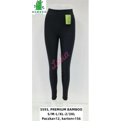 Legginsy damskie bambusowe Tyk s593