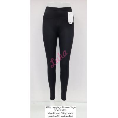 Legginsy damskie czarne Tyk s589