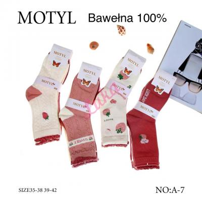 Women's socks Motyl A7