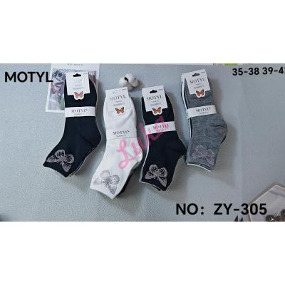 Women's socks Motyl ZY-305