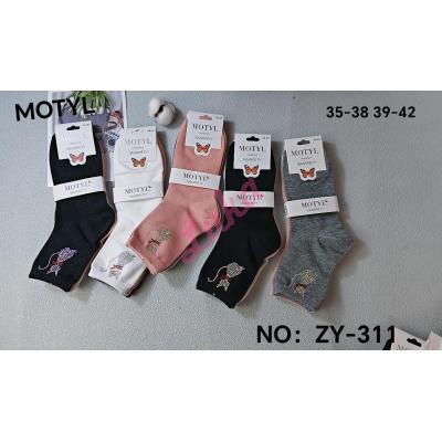 Women's socks Motyl ZY-311