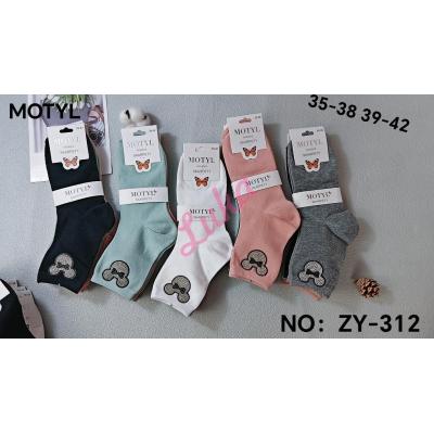 Women's socks Motyl ZY-312