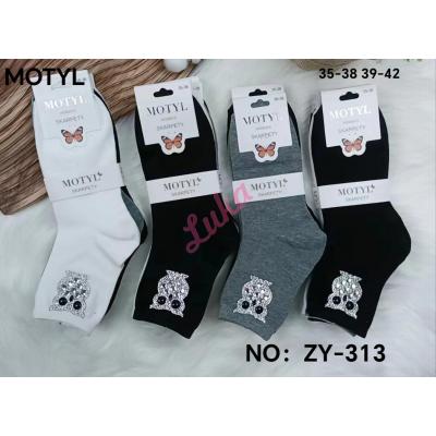 Women's socks Motyl ZY-313