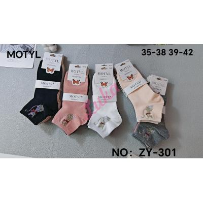 Women's socks Motyl ZY-301