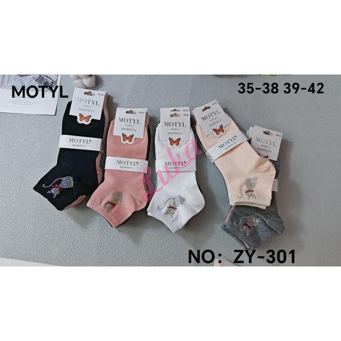 Women's socks Motyl ZY-300