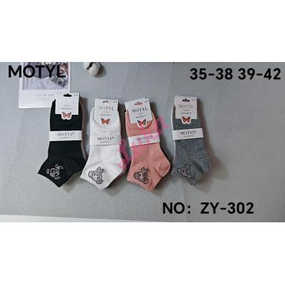 Women's socks Motyl ZY-302