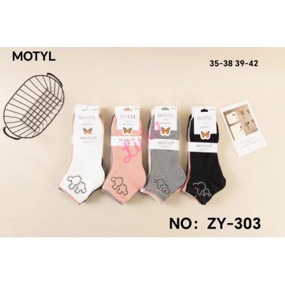 Women's socks Motyl ZY-303