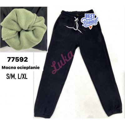 Women's black warm pants