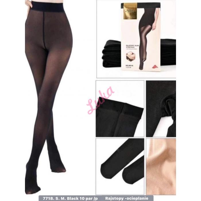 Women's warm black Tights