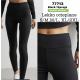 Women's black leggings 77882