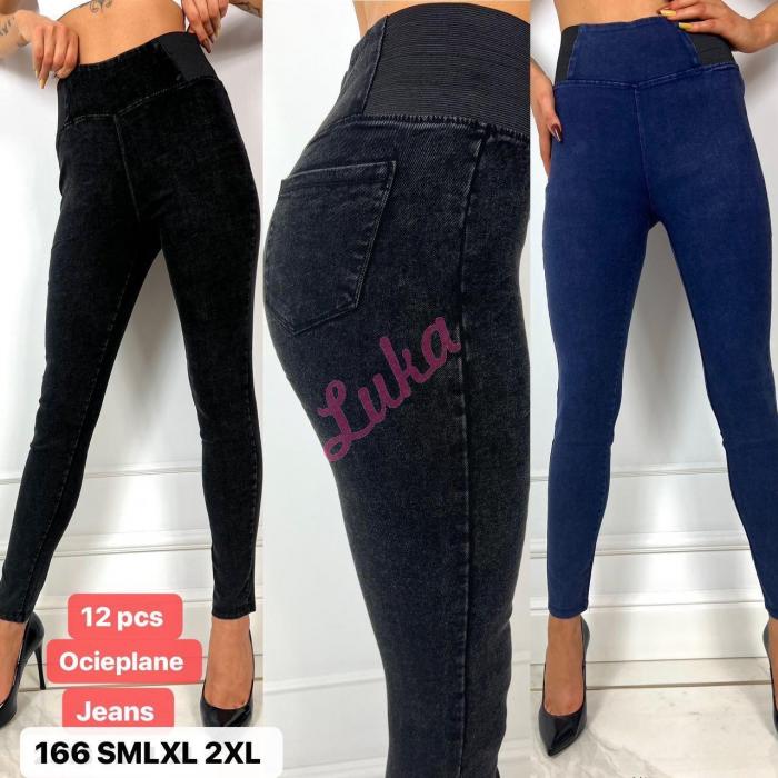 Women's black warm pants 628