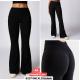 Women's black warm pants da090