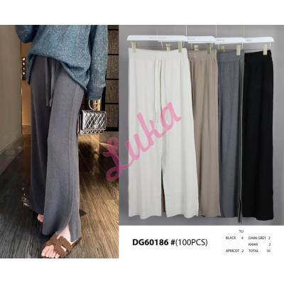 Women's black pants 8237