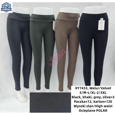 Legginsy damskie ocieplane Tyk xy7433