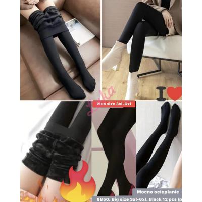 Women's warm black Tights