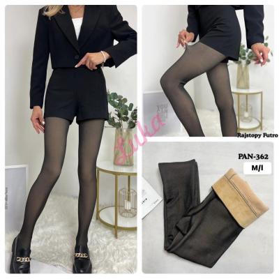 Women's warm black Tights 362 (M-L)