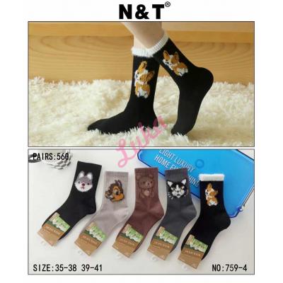 Skarpety damskie WOOL Nan Tong 759-4