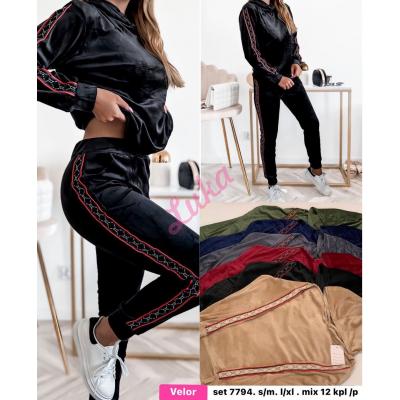 Women's black tracksuit