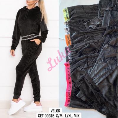 Women's black tracksuit