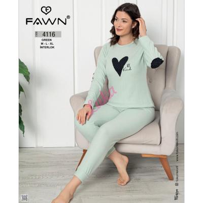 Women's turkish pajama Fawn 4116-1