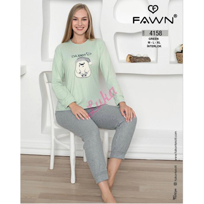 Women's turkish pajama Fawn 4158-1