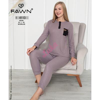 Women's turkish pajama Fawn 4113-2