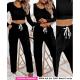 Women's warm black pants 99231